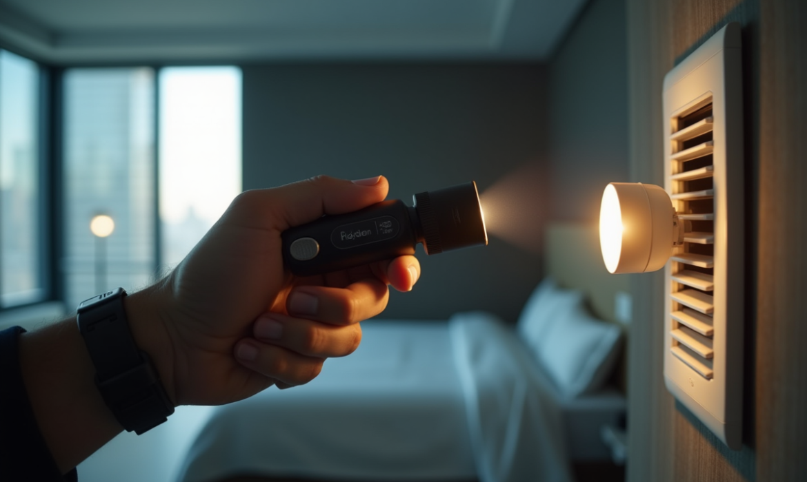 Détection caméra cachée : Comment repérer un dispositif espion dans une chambre d’hôtel ?
